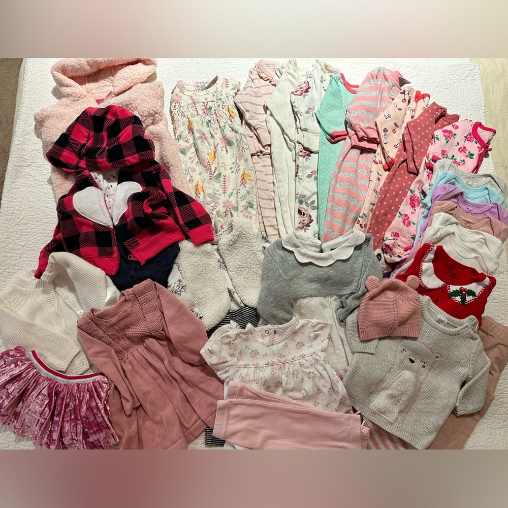 Lot clothes for baby girl
